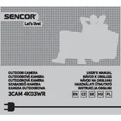 Sencor 3CAM 4K03WR Camera manual cover