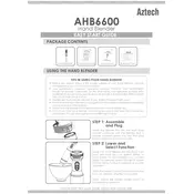 Aztech AHB6600 Blender manual cover