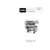 Toro T1200 62012 Generator manual cover