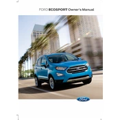 Ford EcoSport 2018 manual cover