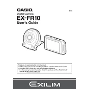 Casio EXFR10 Ver.1.00 Camera manual cover