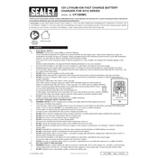 Sealey CP1200MC Charger manual cover