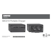 Shure SBC210 Charger manual cover