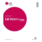 LG MD05196041 LG-W150 W150 Gold Watch manual cover