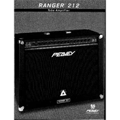 Peavey Ranger 212 Amplifier manual cover