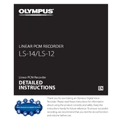 Olympus LS-14 manual cover