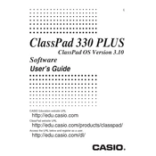 Casio ClassPad 330 Plus Ver.3.10 Operating System manual cover