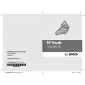 Bosch 90° Nozzle Accessory manual cover