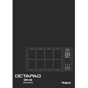 Roland OCTAPAD SPD-30 manual cover