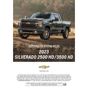 Chevrolet Silverado 2500 HD 2023 manual cover