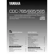 Yamaha CDC-565 Disc Player manual cover