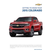 Chevrolet Colorado 2015 manual cover