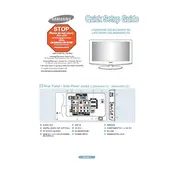 Samsung A550 Series TV manual cover