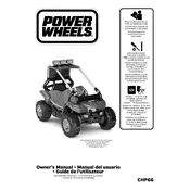 Power Wheels Mattel Baja Extreme CHP66 Toy manual cover