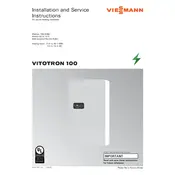 Viessmann Vitotron 100 VLN2 Boiler manual cover