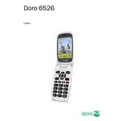 Doro 6526 Phone manual cover