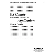 Casio ClassPad OS Update Ver.2.20 Operating System manual cover