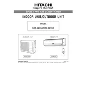 Hitachi RAC-60YHA Air Conditioner manual cover