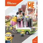 Mega Construx Mattel Despicable Me Ice Scream Truck DPG73 Construction Set manual cover