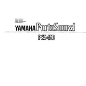 Yamaha PSS-450 Keyboard manual cover