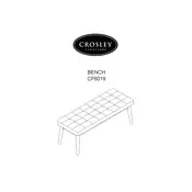 Crosley CF6019 Bench manual cover