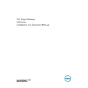 Dell Edge Gateway 5000 Gateway manual cover