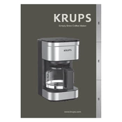 Krups KM202850 Coffee Machine manual cover