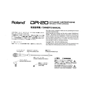 Roland DR-20 manual cover