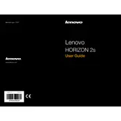 Lenovo IdeaCentre Horizon 2s Computer manual cover