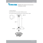 Vivotek AM-314 Bracket manual cover