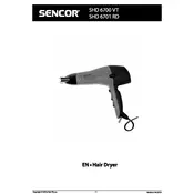 Sencor SHD 6700 VT Hair Dryer manual cover