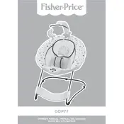 Fisher Price Mattel See and Soothe Deluxe GDP77 Bouncer manual cover