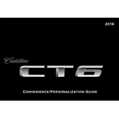 Cadillac CT6 2016 manual cover