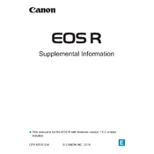 Canon EOS R manual cover