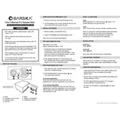 Barska AX12616 Safe manual cover