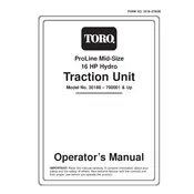 Toro ProLine 30188 Mower manual cover