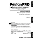 Poulan Pro 271470 Chainsaw manual cover