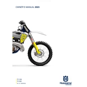 Husqvarna TC 250 2023 Motorcycle manual cover