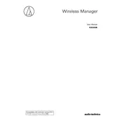 Audio-Technica Wireless Manager Software manual cover