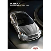 Kia K900 2017 Sedan manual cover