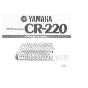 Yamaha CR-220 Receiver manual cover