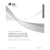 LG LFX28979SB Refrigerator manual cover