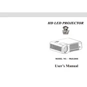 Pyle PRJLE84H Projector manual cover