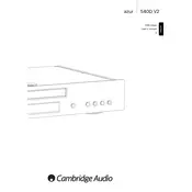 Cambridge Audio Azur 540D Player manual cover