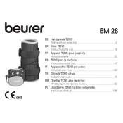 Beurer EM 28 TENS manual cover