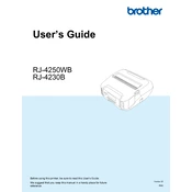 Brother RJ-4230B manual cover