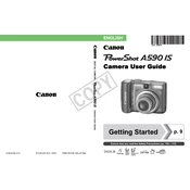 Canon PowerShot A590 IS manual cover