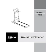 Horizon Fitness Evolve HSN 2008 Treadmill manual cover