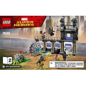 LEGO Super Heroes 76103-2 Construction Set manual cover