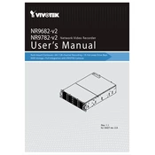 Vivotek NR9682 V2 Recorder manual cover